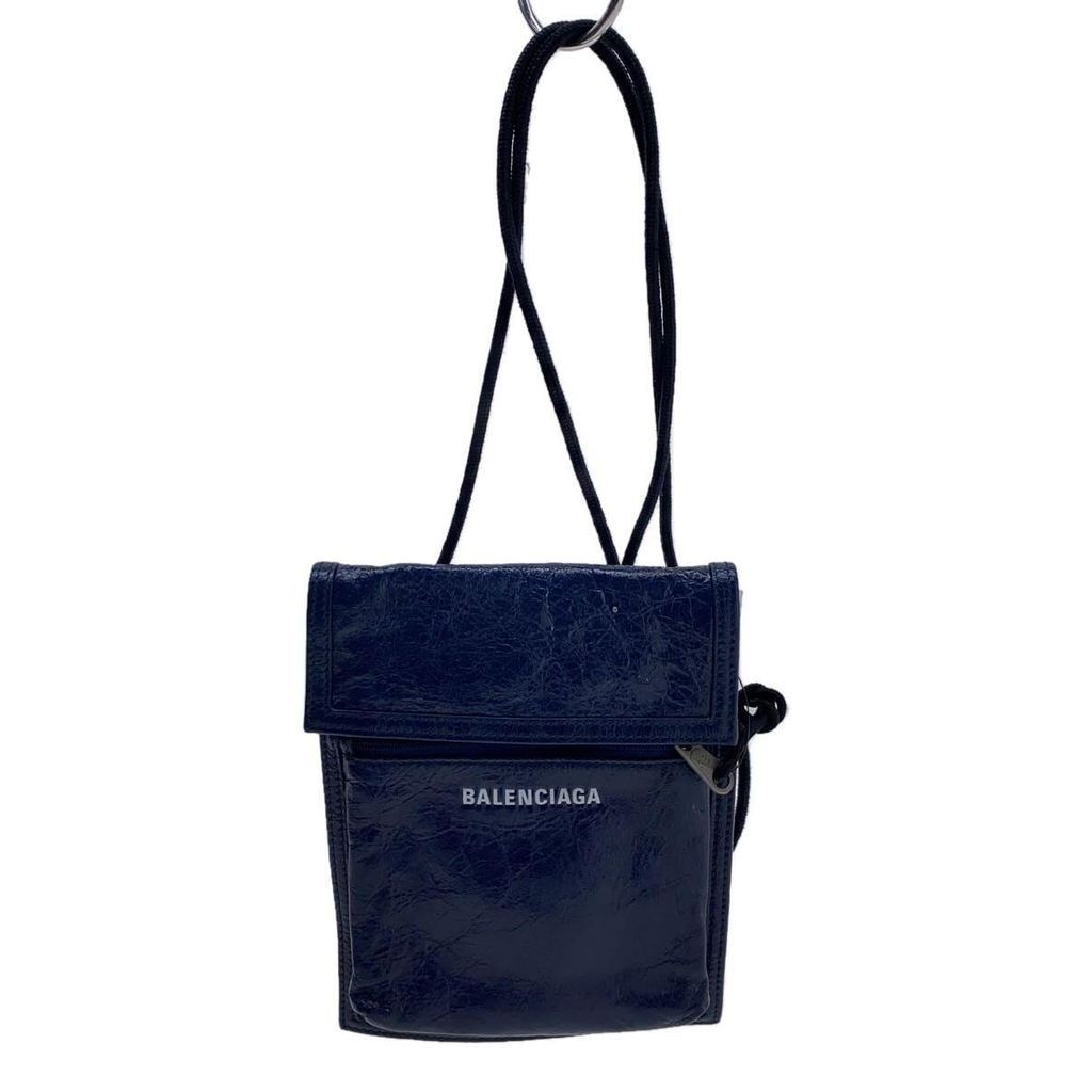 Balenciaga กระเป๋าสะพายไหล่ สีกรมท่า มือสอง ส่งตรงจากญี่ปุ่น
