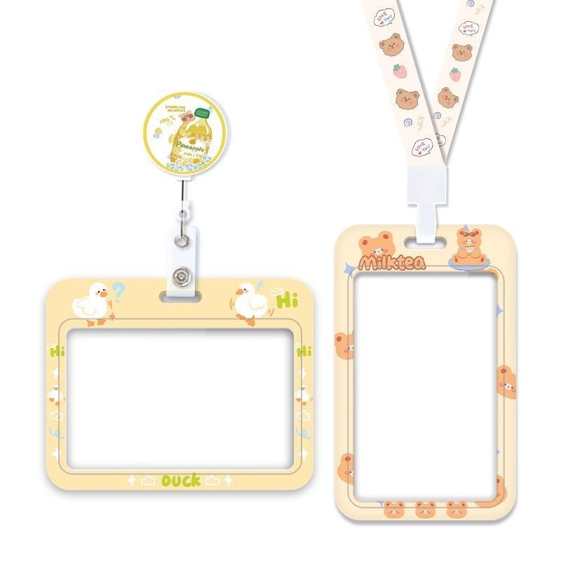ซองใส่บัตร แบบใส สองด้าน น่ารัก ใส่เอกสาร ควบคุมเข้ามหาวิทยาลัย นักเรียน แผ่นงานพยาบาล ดึงง่าย หัวเข็มขัด ป้ายบัตร ราคา ถูกที่สุด ดีลบีเคเค