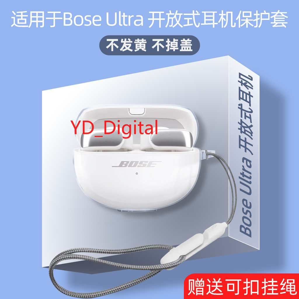 เคสโทรศัพท์มือถือแบบนิ่ม TPU ใส กันกระแทก สําหรับ Bose Ultra Open Earbuds Quietcomfort Earbuds II Ultra