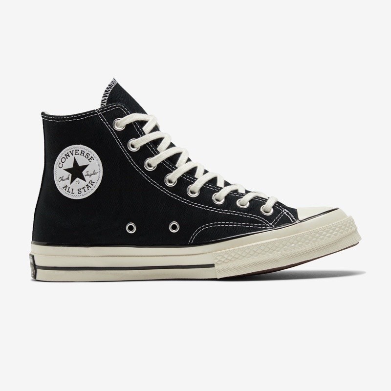 Converse 1970S ผ้าใบรองเท้าผู้ชายและผู้หญิงรองเท้าผ้าใบ all-star high-cut สีดำ