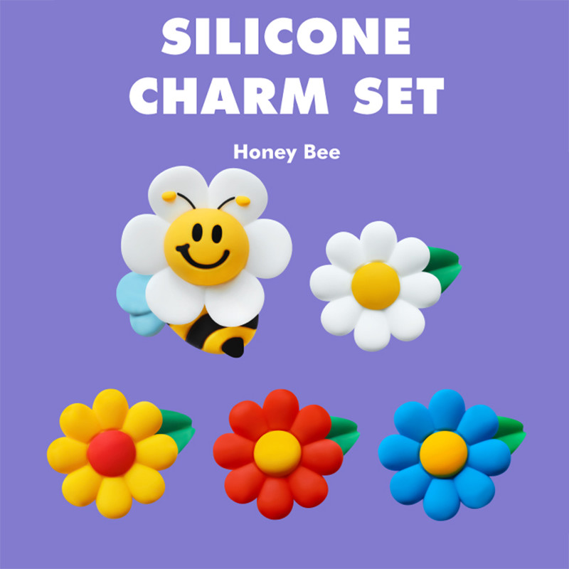 ใหม่ jibbitz wiggle wiggle charm จี้รูปผึ้ง กระดิกได้