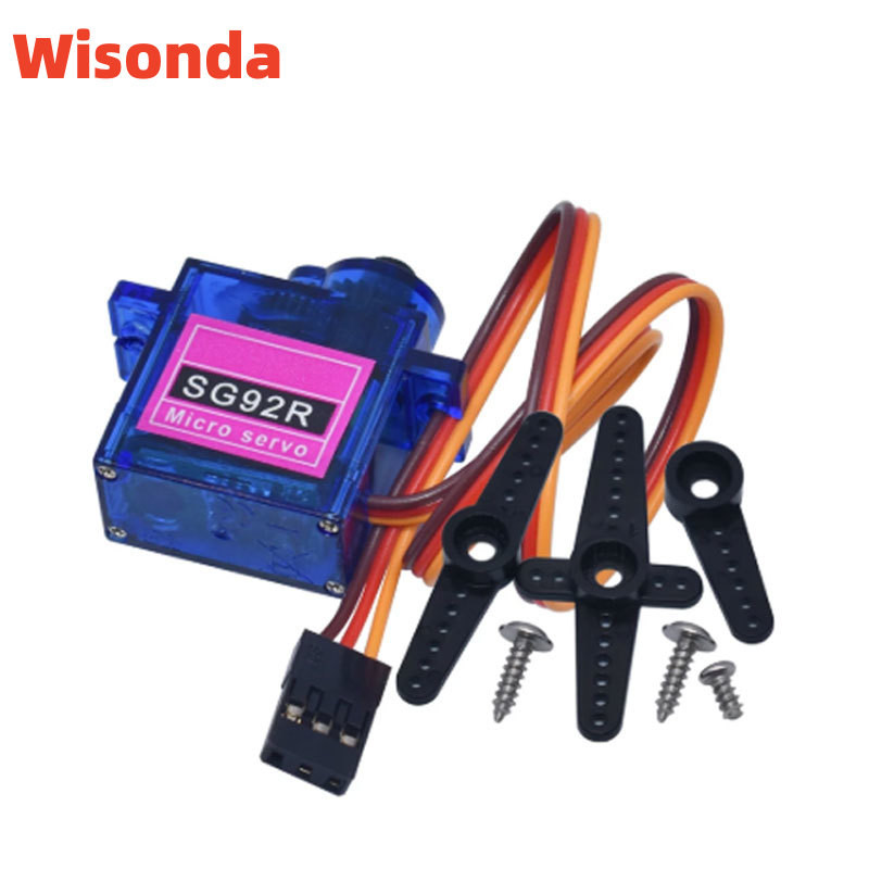 อะไหล่เกียร์เซอร์โว คาร์บอนไฟเบอร์ ไนล่อน SG92R 2.5KG Micro 9g SG90 สําหรับโมเดลเฮลิคอปเตอร์บังคับ