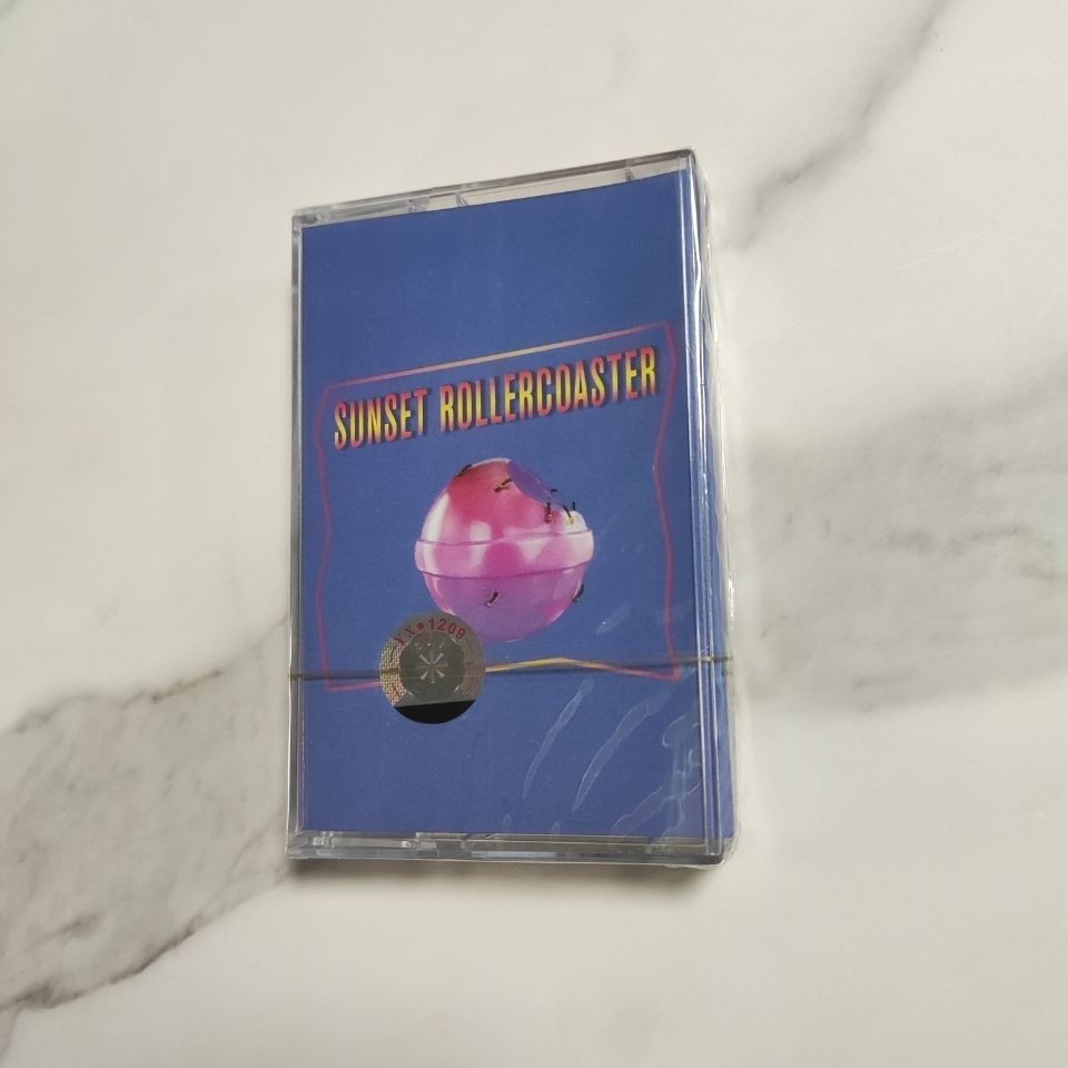 Original Sunset Rollercoaster Cassette Tape + Lyric Book [Sealed] Brand New