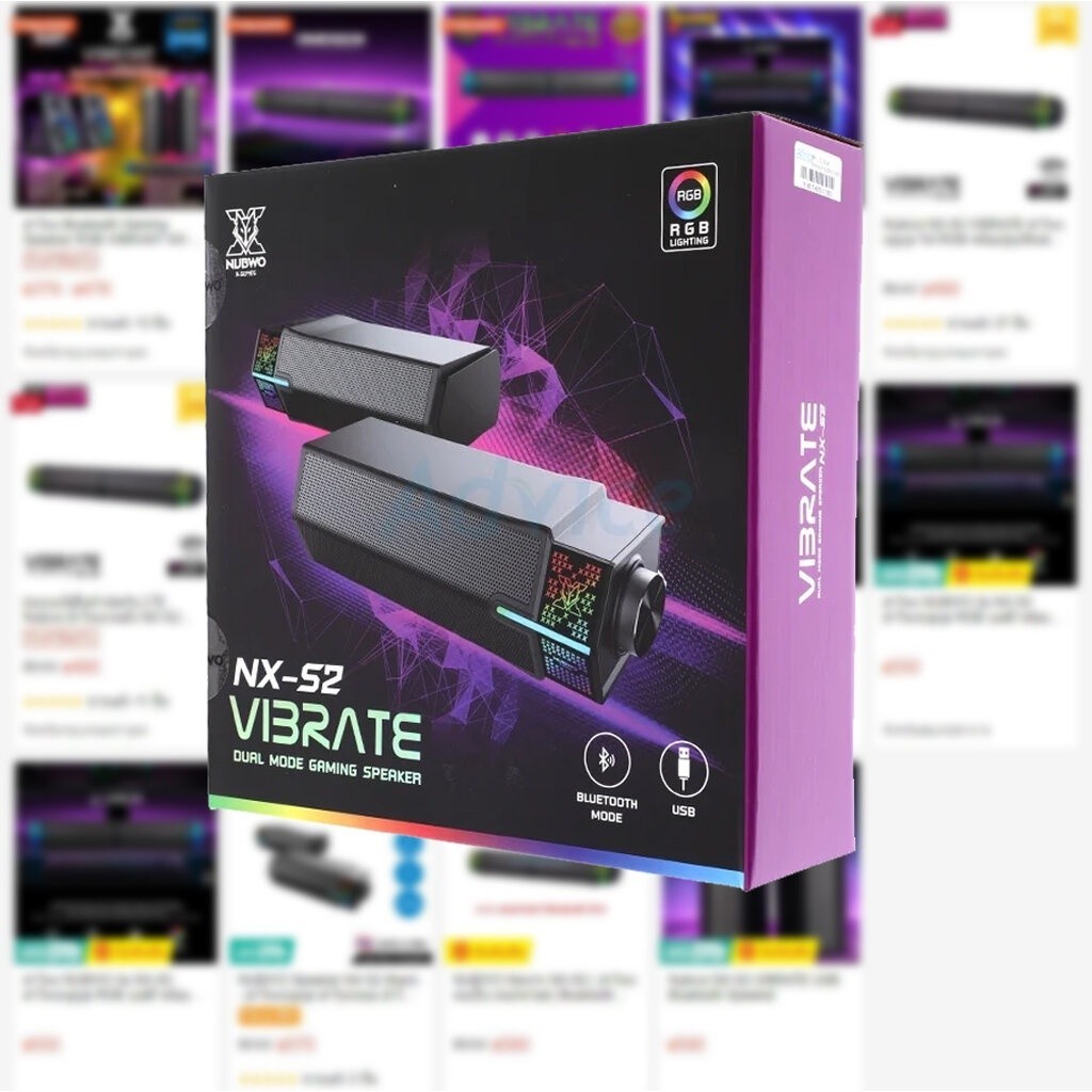 ลำโพงบลูทูธ ลำโพง PC/Notenook และบลูทูธแปลงร่างได้ พิเศษ ส่งฟรี NUBWO NX-S2
