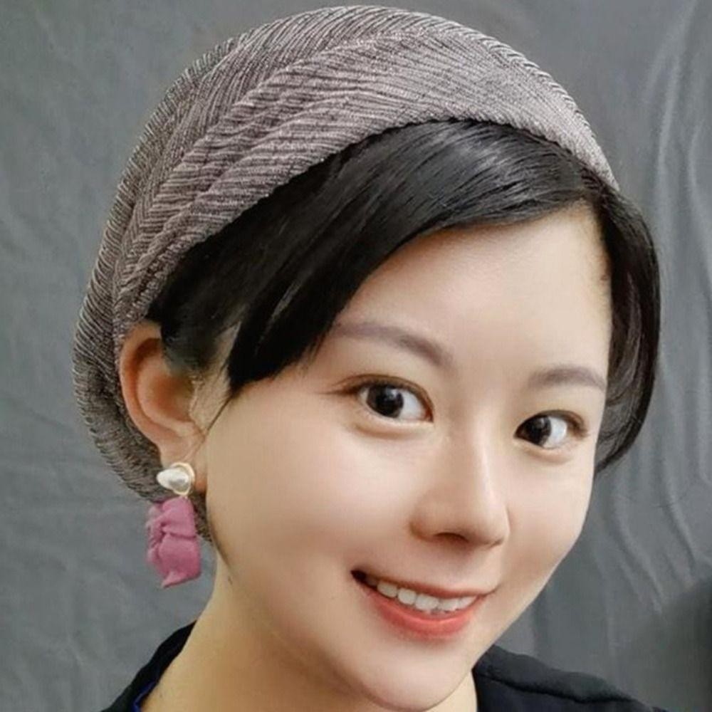 Lidyedat165 Turban หมวก, Breathable Elegant Headscarf, แฟชั่นลูกไม้ฤดูร้อนมุสลิม Head Wraps ผู้หญิง - รูปที่ 6