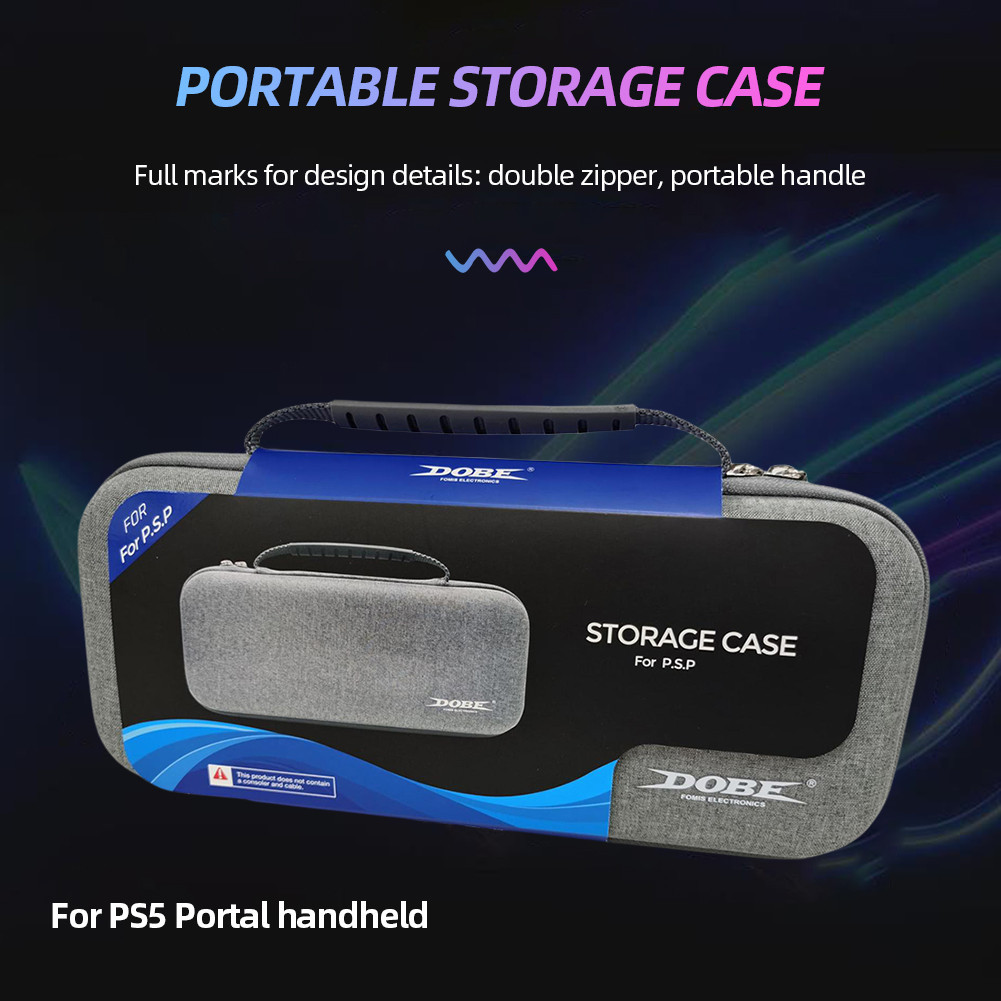 [smartourhome.th] กระเป๋าเคส EVA แบบแข็ง กันกระแทก พร้อมช่องตาข่าย สําหรับ PS5 Portal