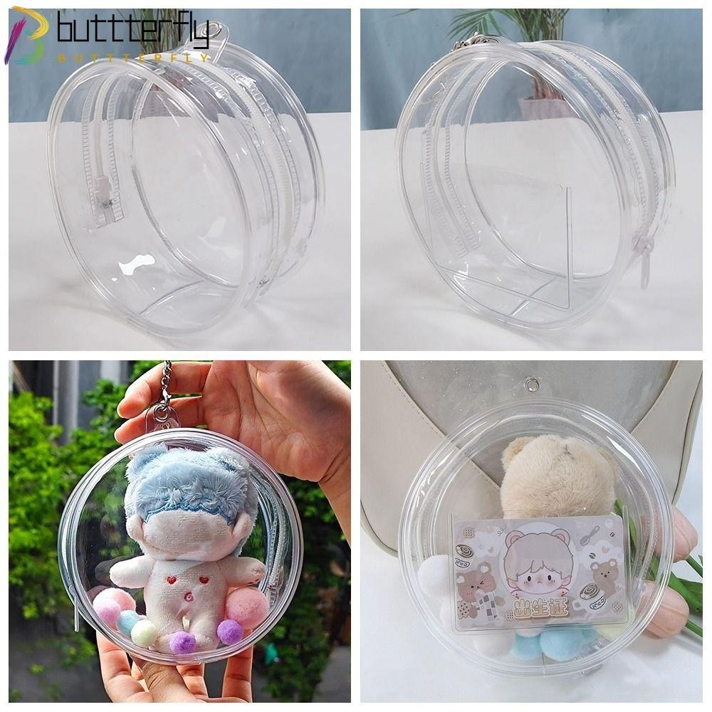Buttterfly กล่องใส ขนาดเล็ก หลากสี สําหรับใส่ตุ๊กตา