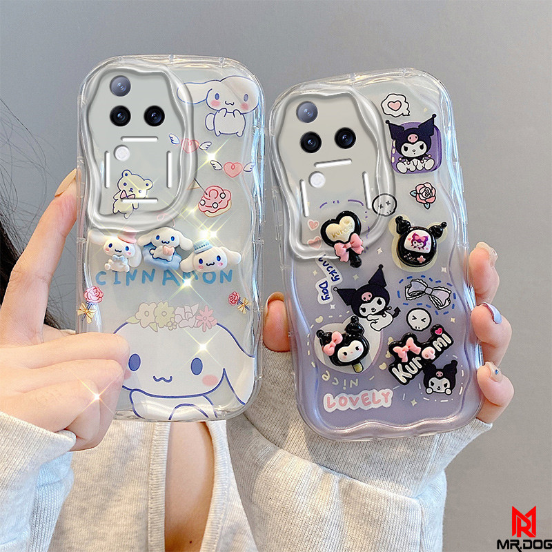 เคส VIVO V30 VIVO V30 PRO ตุ๊กตาสามมิติ สีใส การ์ตูน กรณีป้องกันโทรศัพท์มือถือ TY5 – โปรปัง