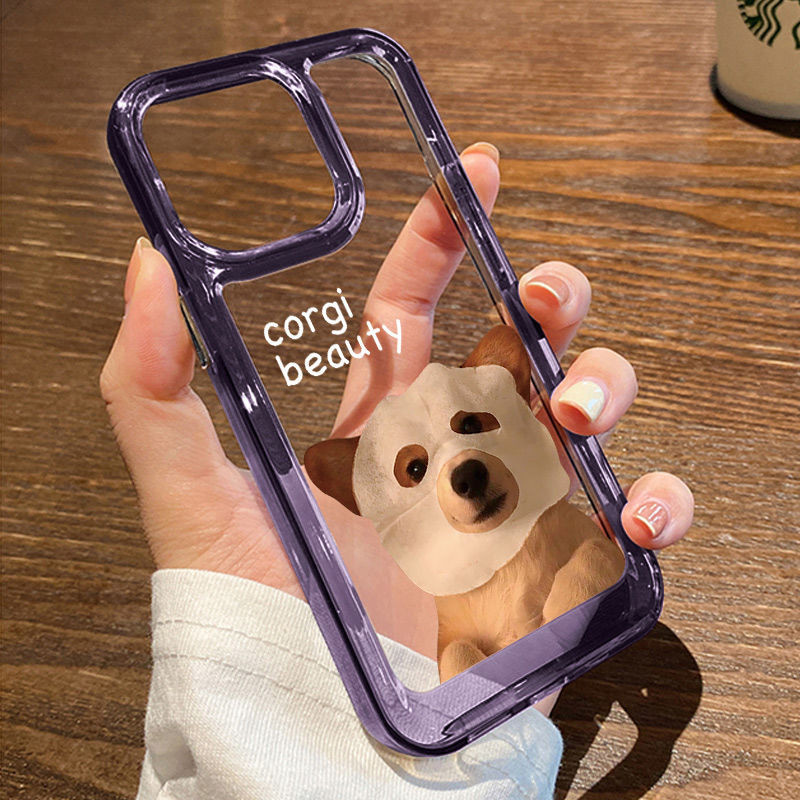 เคสโทรศัพท์มือถือแบบแข็ง ใส กันกระแทก สีเหลือง สําหรับ ไอโฟน 15 14 13 12 11 promax PRO MINI 11 XR X XS MAX 7 8 6 PLUS se2
