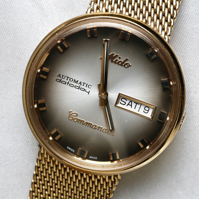 Mido Commander SeriesM8429.3.23.11 นาฬิกาข้อมืออัตโนมัติ เส้นผ่าศูนย์กลาง 37 มม. สําหรับผู้ชาย