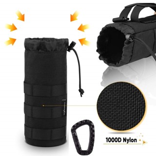 กระเป๋าใส่ขวดน้ํา แบบเชือกรูด ผ้าตาข่าย สําหรับเล่นกีฬา