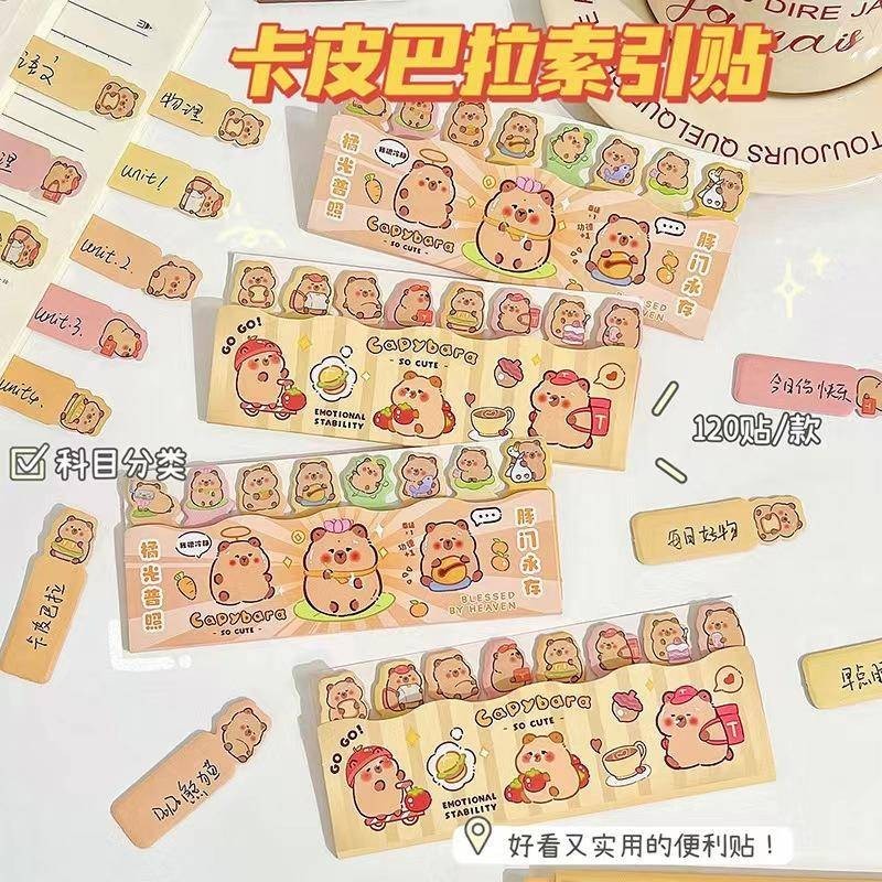 สติกเกอร์ ลายการ์ตูน Capybara มีกาวในตัว สําหรับติดตกแต่ง
