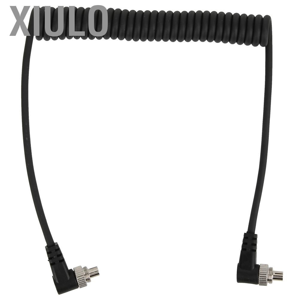 Xiulo สายเคเบิลซิงค์พีซีแบบชายกับแฟลชขนาด 100 ซม. พร้อมสกรูล็อคสำหรับ / Cam NGF
