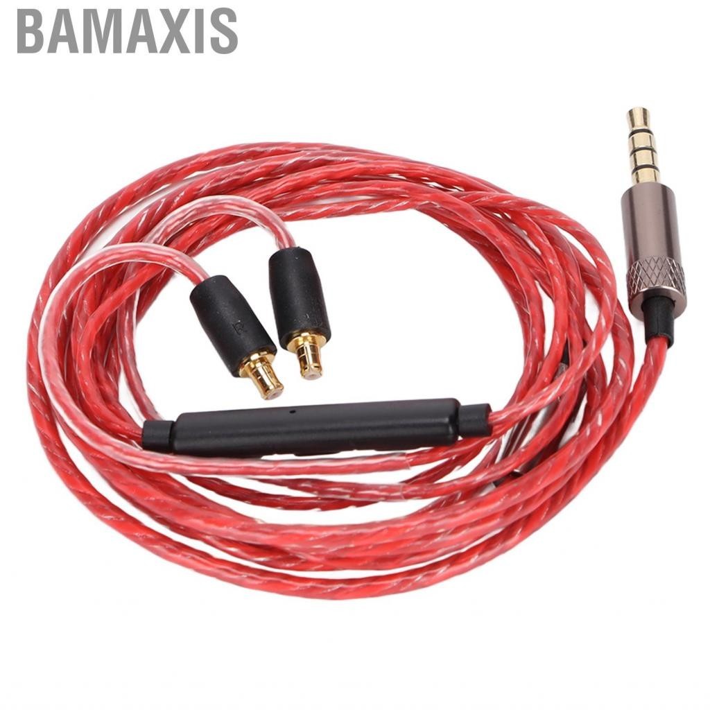 Bamaxis Audio Cord  Earphone Cable Sturdy Oxygen Free Copper Strong Corrosion Resistance for CKR90 CKR100 LS50 LS70 Technica CKS1100 E40