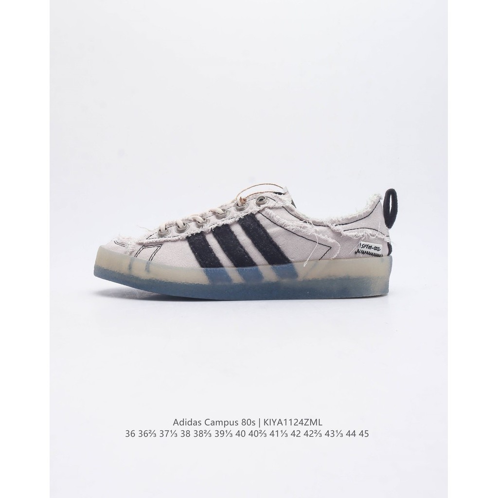 Adidas Campus 80 Board Shoes   Vintage Cultural Icon Classic Athletic Sneakers New Arrival รองเท้าผ้าใบผู้ชาย รองเท้าวิ่