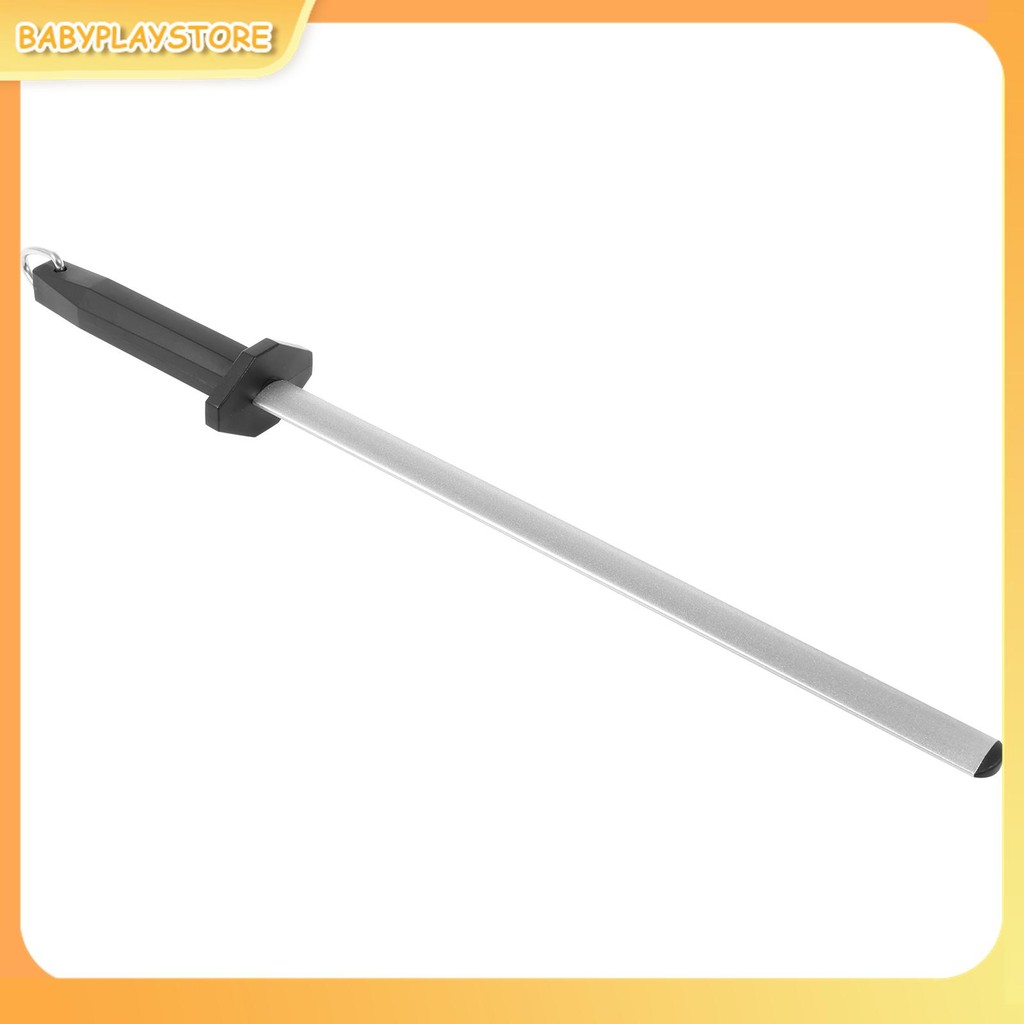 12 นิ้วเพชร Honing เหล็ก Professional Sharpener Rod Ergonomic Handle สําหรับ Honing ใบมีดมีดเชฟ SHOP