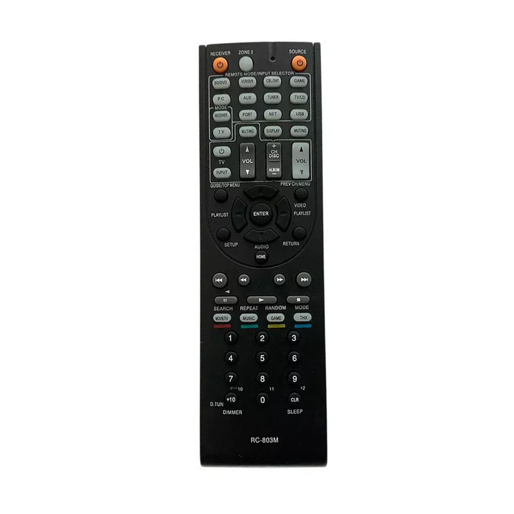 เปลี่ยนรีโมทคอนโทรล RC-803M สําหรับ Onkyo AV Receiver TX-NR609 TX-NR609B HT-S7409 HT-S8409 TXNR609 T