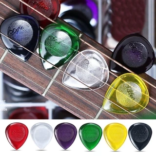 HIRASAWAYUI 6 ชิ้นกีตาร์, ABS Stubby Electric Bass Guitar Pick, Fast Pick 1/2/3 มม.อุปกรณ์กีตาร์