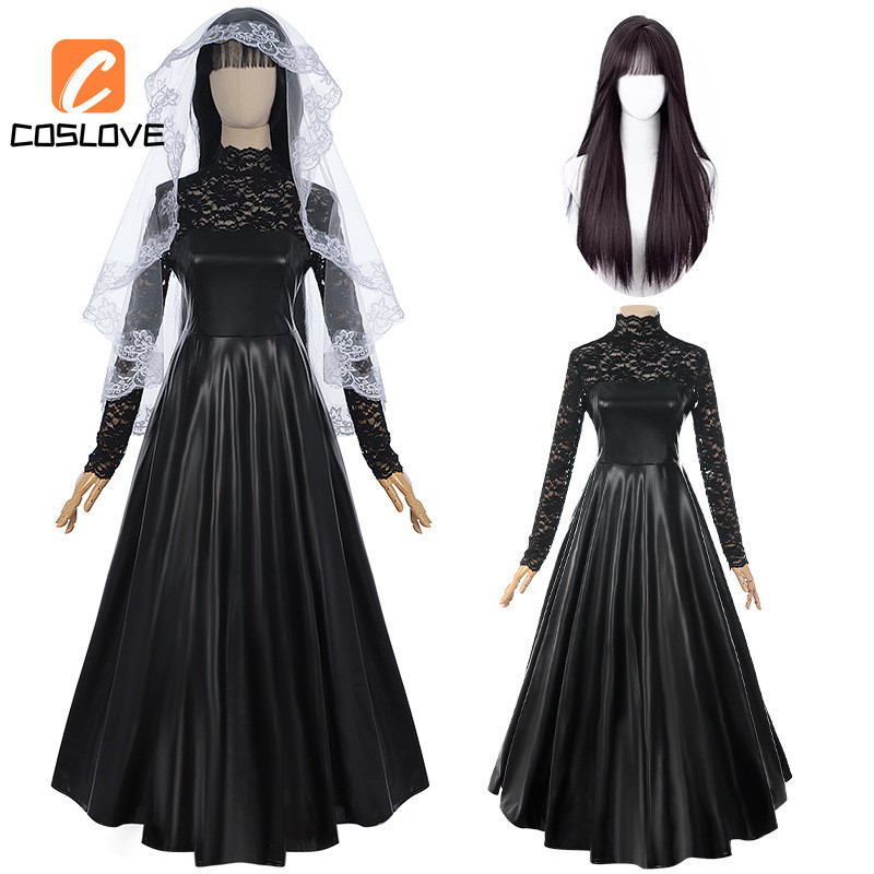 อะนิเมะ Sakamoto วัน Osaragi คอสเพลย์เสื้อผ้าชุดเครื่องแต่งกายสําหรับผู้หญิงชุดยาวสีดําชุดคอสเพลย์