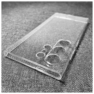 เคสซิลิโคนอ่อนนุ่มบางเฉียบสําหรับ Samsung Galaxy S25 S24 S23 S26 Ultra 5G โปร่งใสฝาครอบโทรศัพท์ด้านหลัง