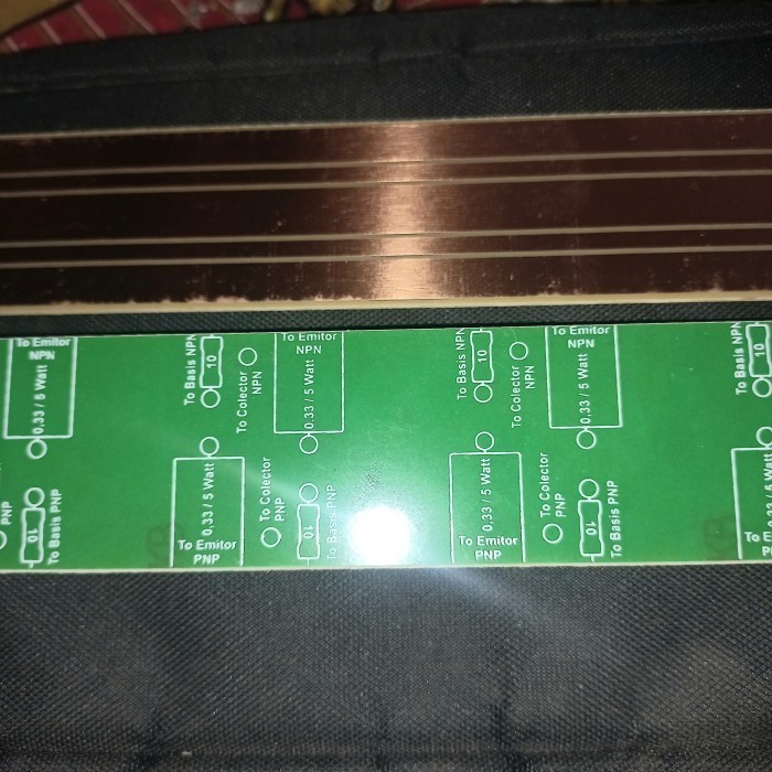 PCB TR FINAL 30 ซม.ขนาน 7 ทรานซิสเตอร์ toshiba 5200 c5200 2sc5200 30 F Fajar electro 2