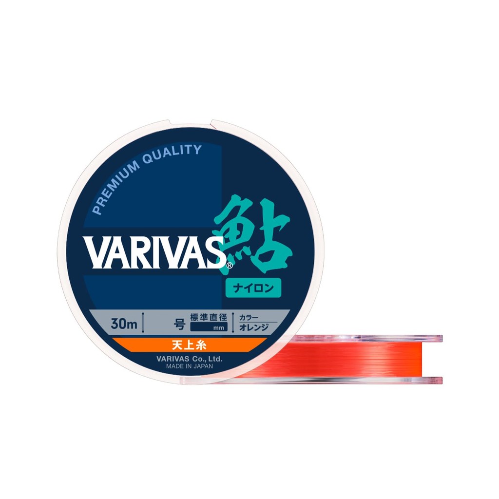 VARIVAS Ayu Tenkyo Line Nylon 30m Orange No.1