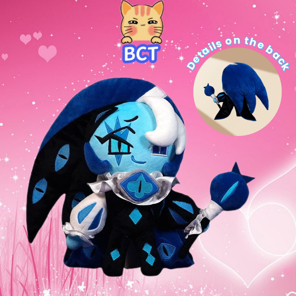 BTC Shadow Milk Cookie Plush ของเล่นใหม่ 25 ซม. Shadow Milk Cookie Run Kingdom Plushie ตุ๊กตาของเล่นตุ๊กตานุ่มสําหรับเด็กหมอนนอนเด็กตุ๊กตาของขวัญวันเกิด COD