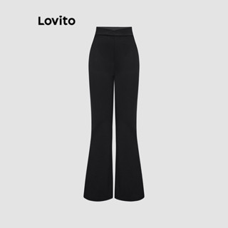 (Trendy) Lovito กางเกงลําลอง ฤดูร้อน ไขว้Pants สําหรับผู้หญิ…