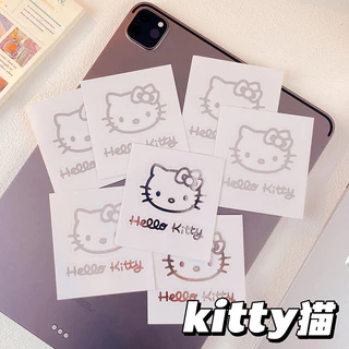 Ins Style Sanrio สติ๊กเกอร์โลหะกันน้ํา Kuromi Pacha Dog Melody โทรศัพท์มือถือการ์ตูนกระเป๋าเดินทางคอมพิวเตอร์