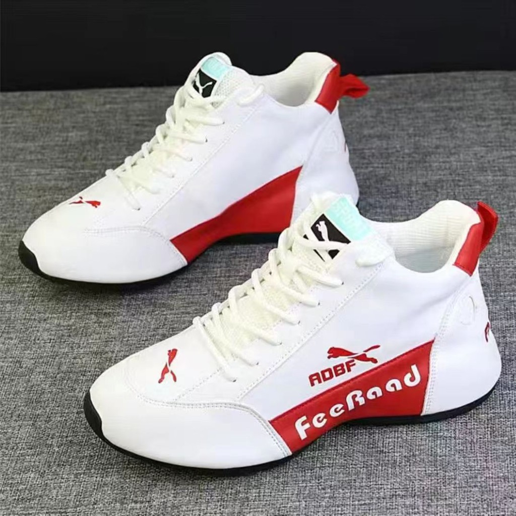 2023 เพิ่มความสูง Casual All-Matchรองเท้าผู้ชายคู่รองเท้าสีขาวFlat Soleอินเทรนด์ด้านล่างBreathableผู้ชายผู้หญิงสไตล์เดียวกันกีฬารองเท้า