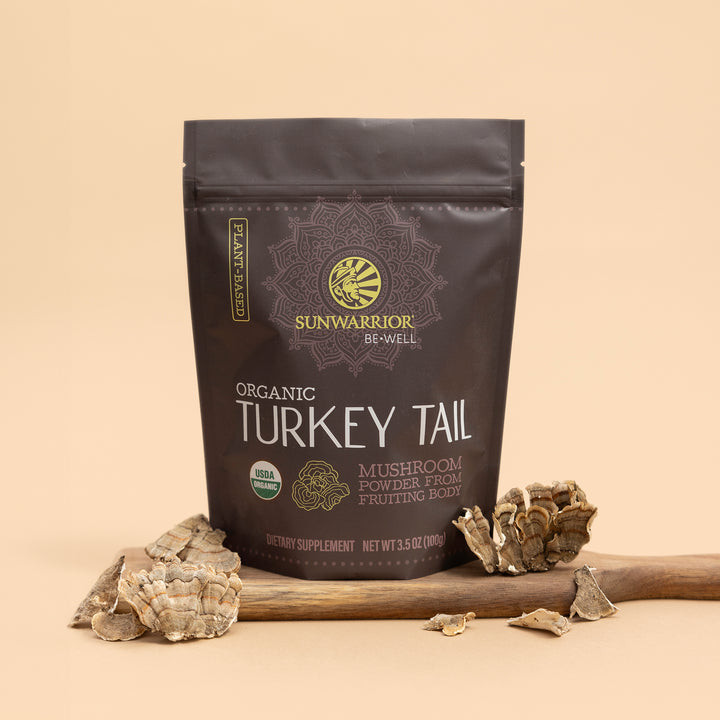 Sunwarrior Organic Turkey Tail Mushroom Powder | ผงเห็ดหางไก่ออร์แกนิก| Sunshine Market