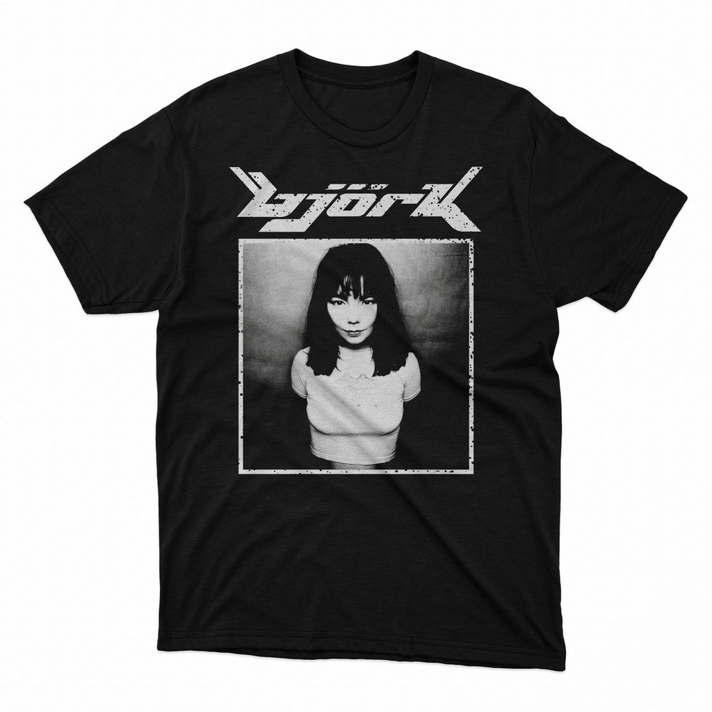 เสื้อ Bjork, Vintage Unisex Bjork Logo Tee เสื้อ unisex