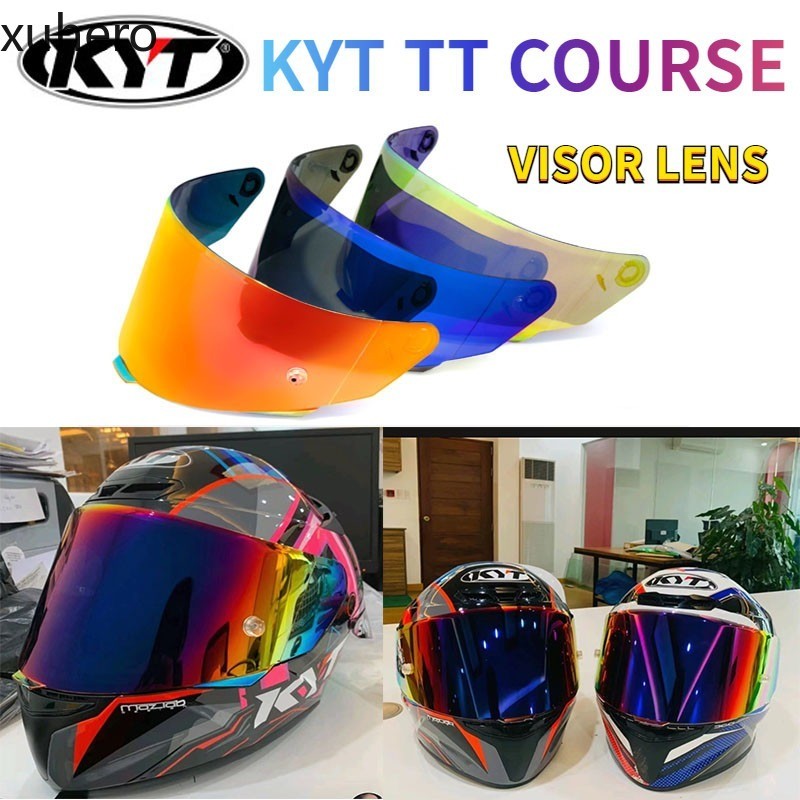 KYT TT Course Visor เลนส์ Revo FIt สําหรับหมวกกันน็อค KYT TT Course KYT