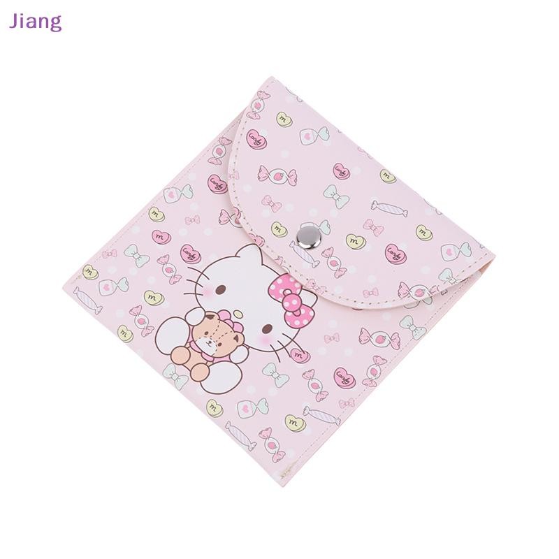 [Jiang] Sanrio Hello Kitty กระเป๋าเก็บผ้าอนามัยผู้หญิง Tampton Organiser กระเป๋าหูฟังมัลติฟังก์ชั่นกระเป๋าใส่เหรียญ TH