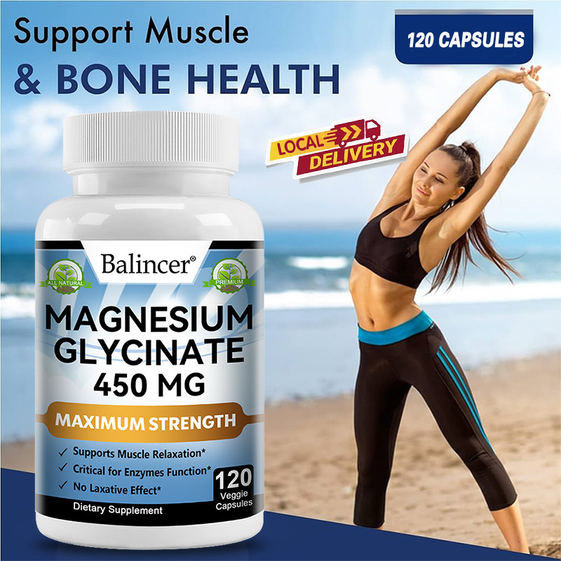 Balincer อาหารเสริมแมกนีเซียมไกลซิเนต เพื่อสนับสนุนกระดูก ระบบภูมิคุ้มกัน สุขภาพหัวใจ และช่วยให้นอนหลับตามธรรมชาติ