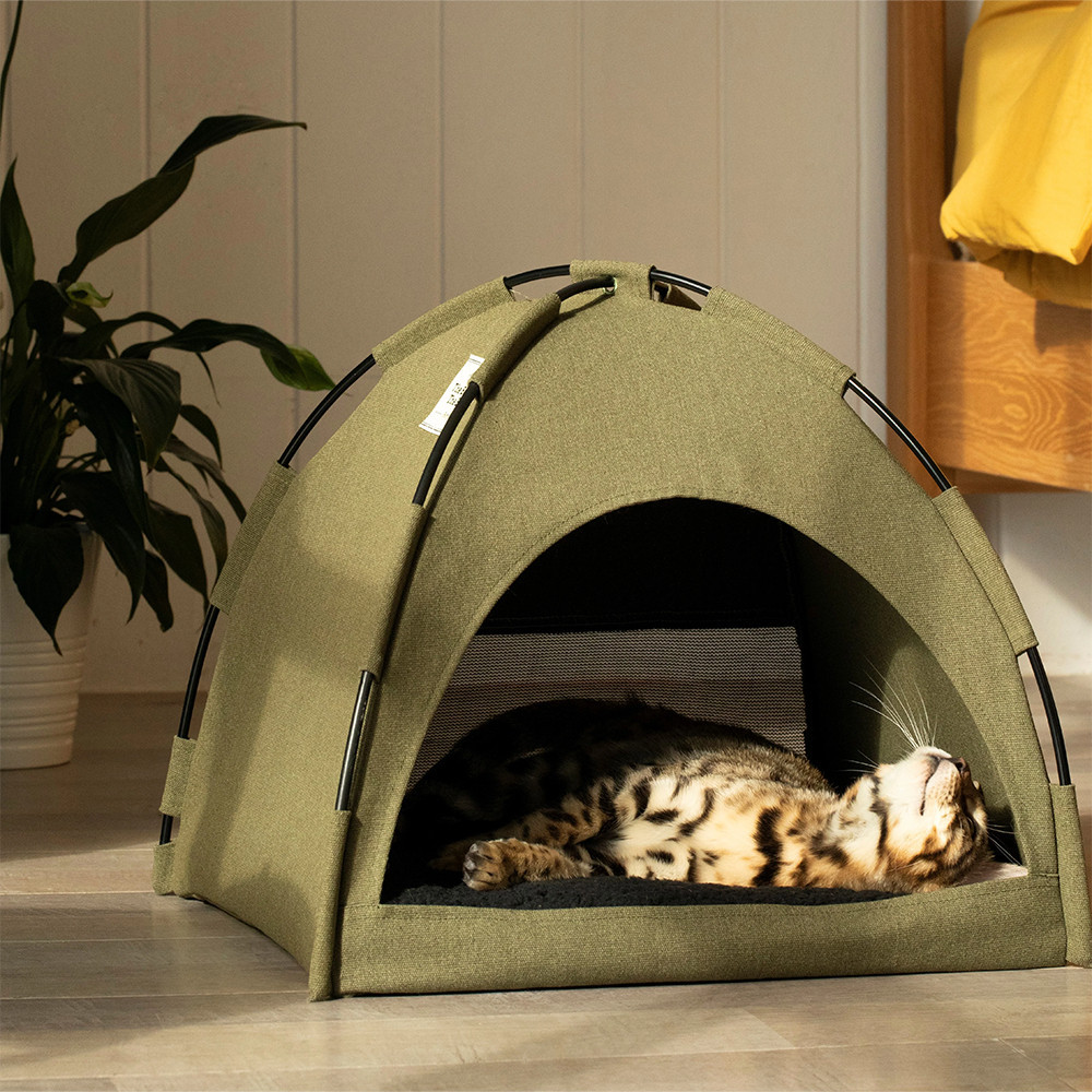 Furrytail TENT CAT BED เฟอร์รี่เทล เตียงเต็นท์แมว