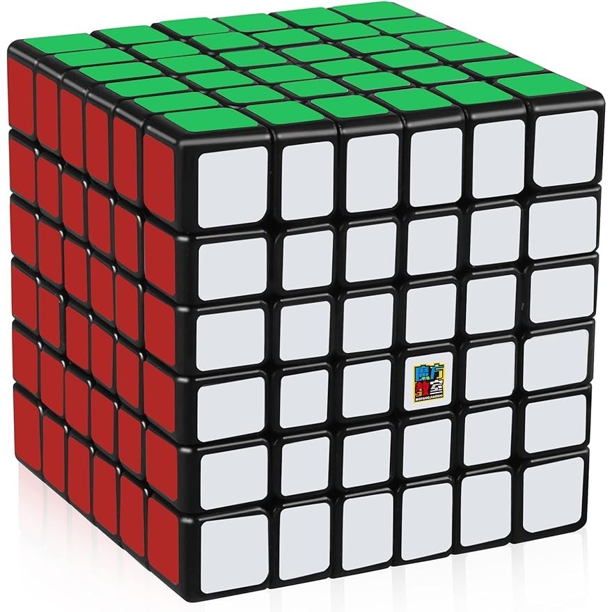Moyu Meilong 6×6 Cube Black Meilong 6x6x6 Cube Puzzle Cube Fidget สําหรับเด็ก ของขวัญเด็ก ของเล่นปริศนาเพื่อการศึกษา ของขวัญ ลูกบาศก์ดั้งเดิม