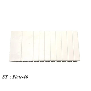 แผ่นปิดด้านหน้า ช่องเบรกเกอร์ แบบ Din-Rial สูง 46mm รุ่น Plate-46
