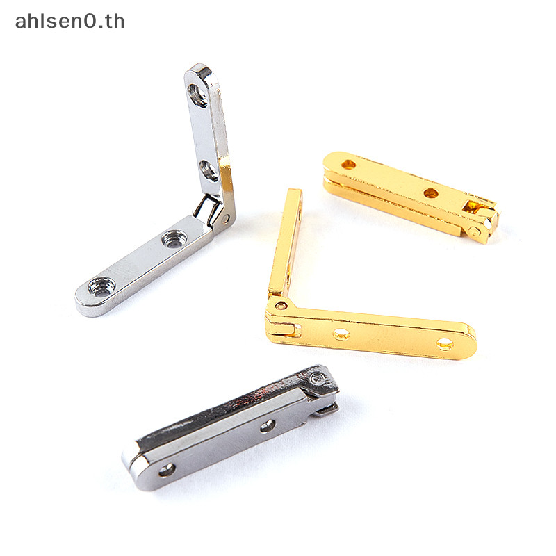 Ahlsen0 บานพับ 90 องศา สําหรับกล่องเครื่องประดับ ตู้ เฟอร์นิเจอร์ 2 ชิ้น
