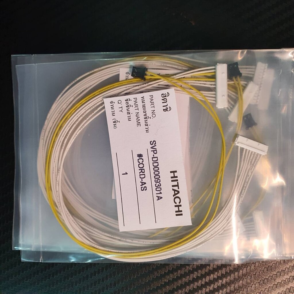 SVP-DD0009301A สายแพรแอร์ Hitachi (10 เส้น) สายแพรต่อแผงรับสัญญาณ รุ่น RAS-KH24CLT