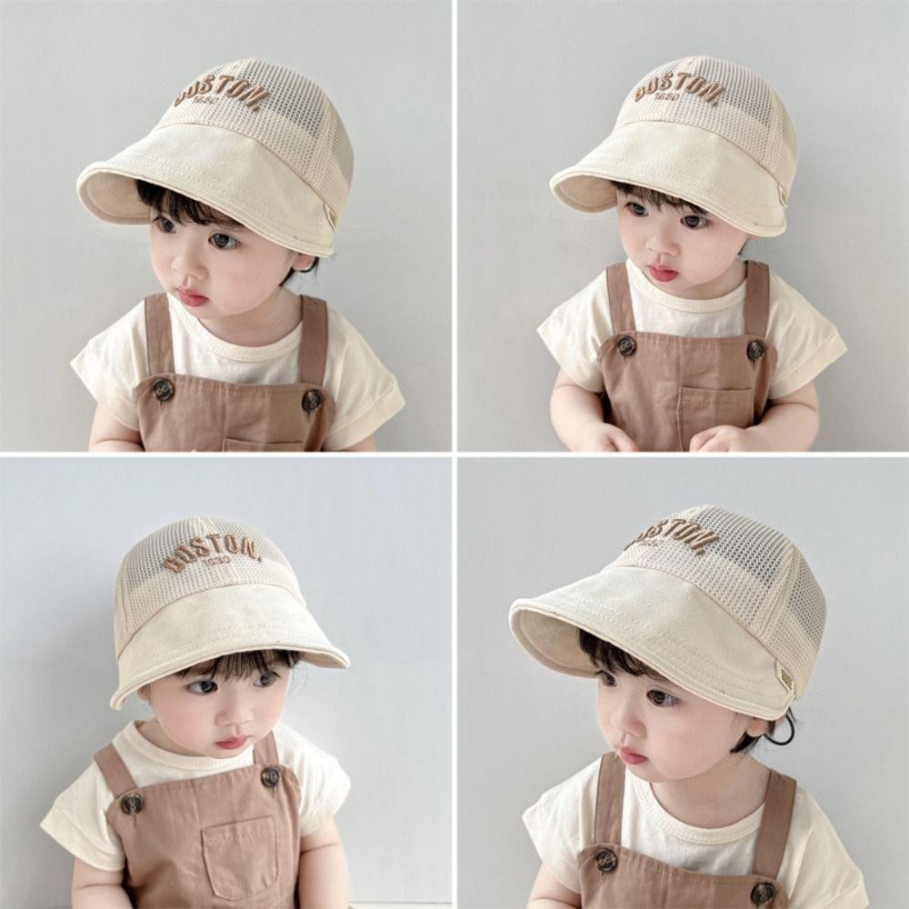 หมวกบักเก็ตเด็ก ไนลอนน่ารัก กันแดดและระบายอากาศ ป้องกัน UV สำหรับเด็กชายและเด็กหญิง ราคา ถูกที่สุด ดีลบีเคเค แกลเลอรีภาพที่ 9