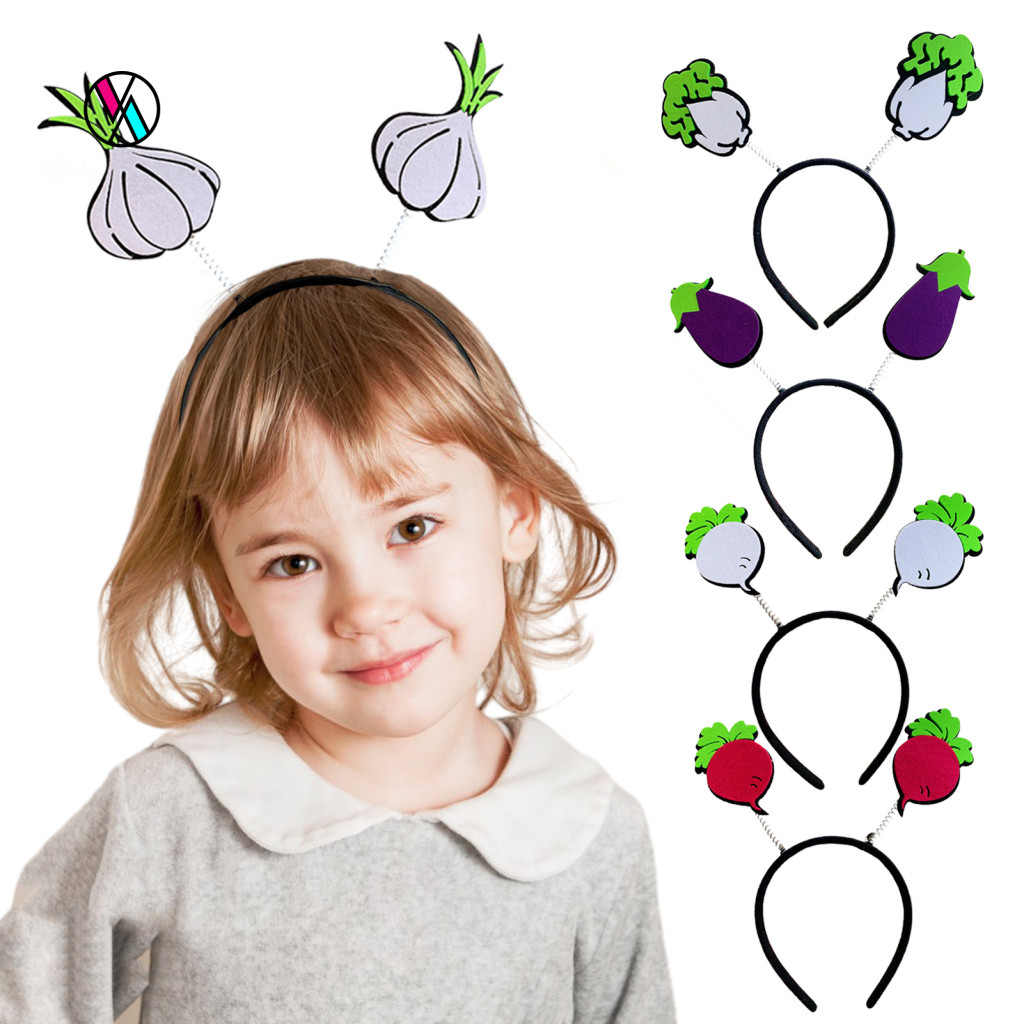 [ใหม่] ที่คาดผม รูปผัก ผลไม้ มะเขือยาว แครอทน่ารัก เหมาะกับฤดูใบไม้ผลิ สําหรับผู้ซื้อเอเชียตะวันออกเฉียงใต้