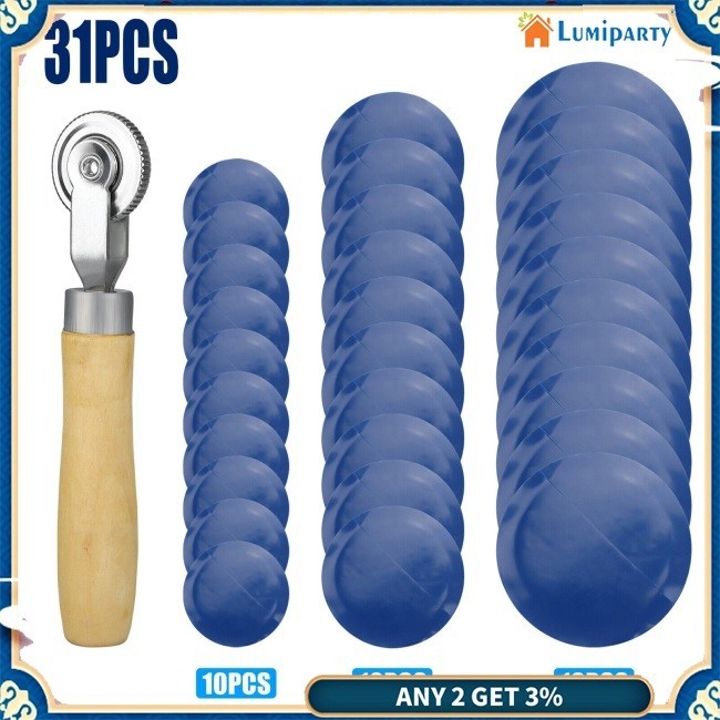Lumiparty แผ่นปะยางรถยนต์ 32 มม. 42 มม. 58 มม. 31 ชิ้น
