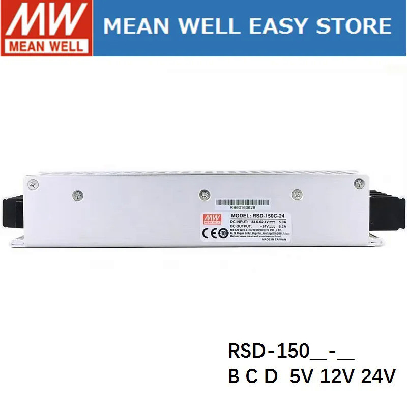 MEAN WELL RSD-150D RSD-150D -5 RSD-150D -12 RSD-150D -24 MEAN WELL RSD 150D 100W