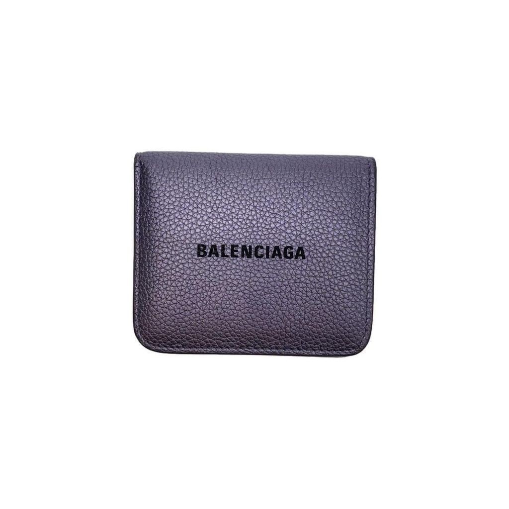 Balenciaga Bi-fold กระเป๋าสตางค์หนัง ใบเล็ก มือสอง ส่งตรงจากญี่ปุ่น
