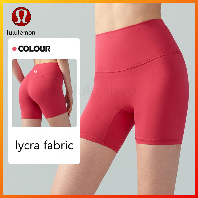 Lululemon Lycra กางเกงขาสั้น เหมาะกับการเล่นโยคะ กีฬา DSS729