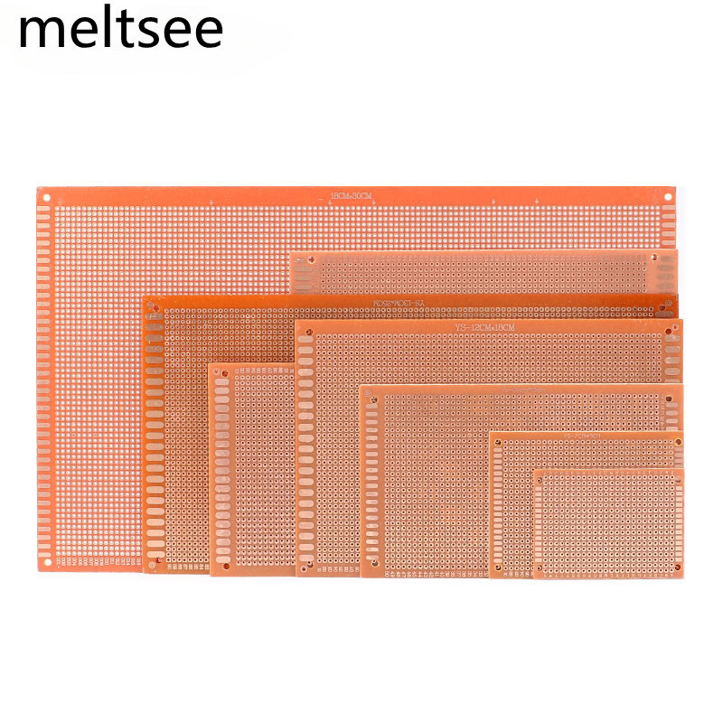 5pcs 5*7cm 7*9cm 9*15cm Universal Board Single Side Prototype PCB แผ่นบอร์ดทองแดง PCB 2.54 มม. 5*7 ซม. 7*9 ซม. 9*15 ซม. 5 ชิ้น