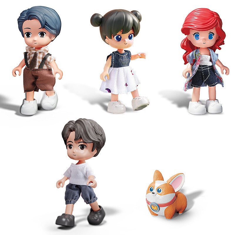 FEELO ของเล่นตัวต่อ BIG DOLL รุ่น New Series ขนาดเดียวกับดูโปร