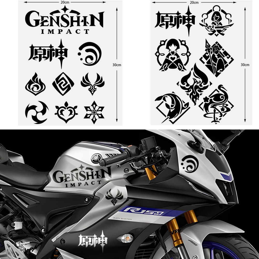 สติกเกอร์สะท้อนแสง กันน้ํา กันแดด สําหรับ YAMAHA สติ๊กเกอร์ yamaha  Forza350 Xmax300 2023 V2 Nvx V2 