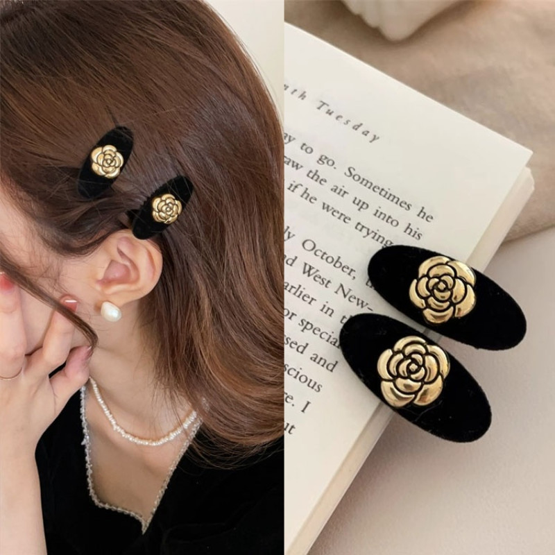 กิ๊บติดผม ลายดอกคามิเลีย หวานแหวว สําหรับผู้หญิง 1 ชิ้น